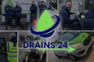 Kingston Drains24 engineer performing no-dig pipe relining during residential drain repair